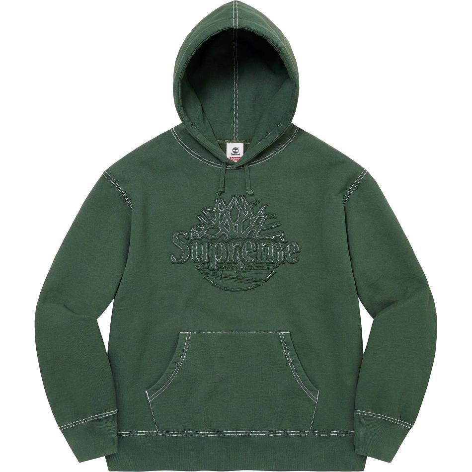 Green Supreme Timberland® Hooded Sweatshirts | Supreme 326WY